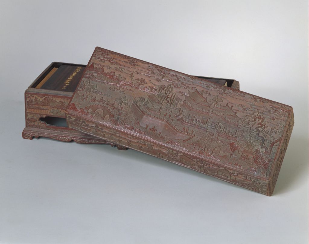 图片[2]-Carved rectangular box of Yueyang Tower-China Archive